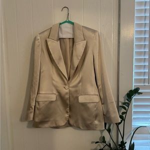 Express Satin One Button Women’s Blazer